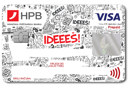 VISA prepaid kartica za mlade - IDEEEŠ!