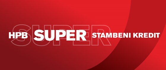 HPB u posebnu ponudu uvodi najpovoljniji SUPER STAMBENI KREDIT  uz kamatnu stopu od 2,89 %