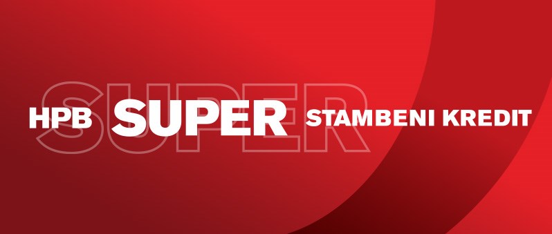 HPB u posebnu ponudu uvodi najpovoljniji SUPER STAMBENI KREDIT  uz kamatnu stopu od 2,89 %