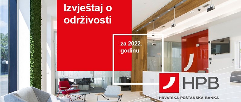 HPB - Hrvatska poštanska banka objavila Izvještaj o održivosti za 2022.